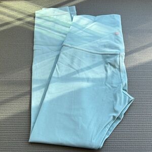 Lululemon Align 25” leggings in Tidal Teal size 4